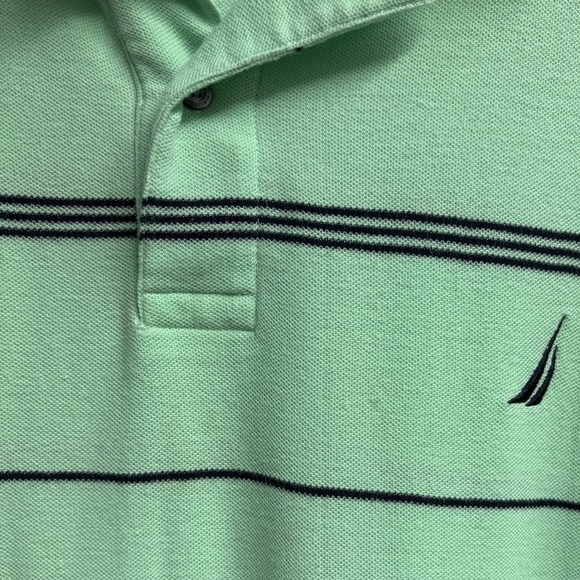 💕 2 For $10 Nautica Striped Casual Polo Size 3XL - Picture 3 of 7